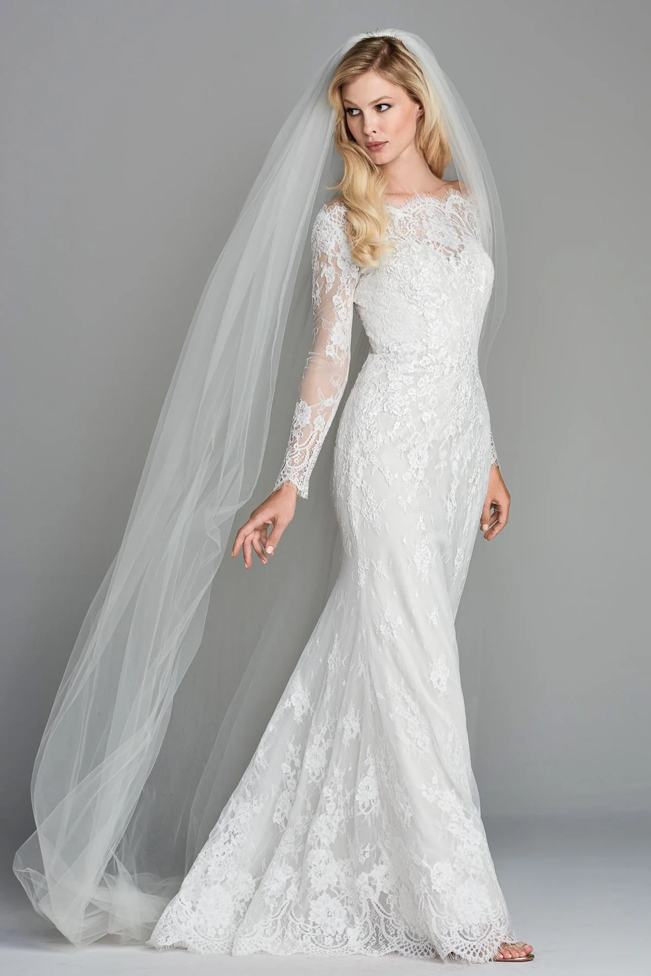 Watters long sleeve hot sale wedding dress