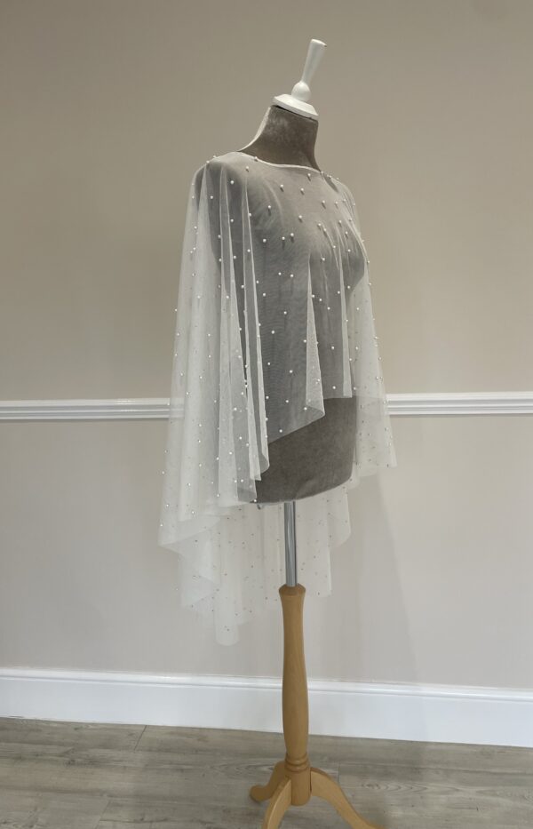 Skye Pearl Capelet - Joyce Jackson | Hannah Elizabeth Bridal