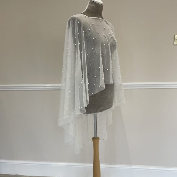 Skye Pearl Capelet - Joyce Jackson | Hannah Elizabeth Bridal