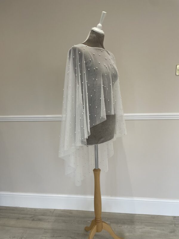 Skye Pearl Capelet - Joyce Jackson | Hannah Elizabeth Bridal