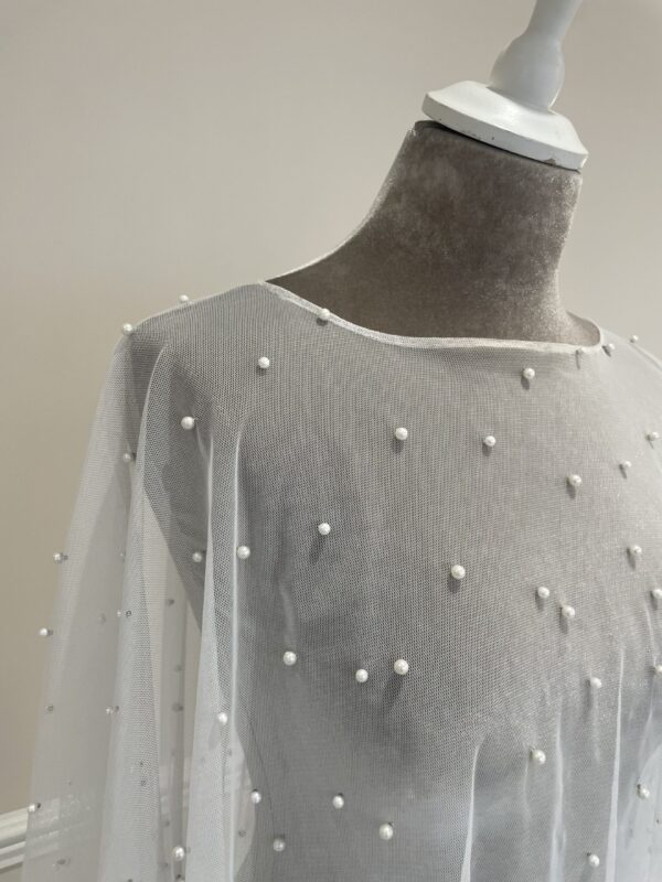 Skye Pearl Capelet - Joyce Jackson | Hannah Elizabeth Bridal