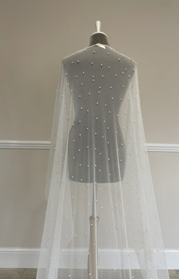 Vega Pearl Cape - Joyce Jackson | Hannah Elizabeth Bridal