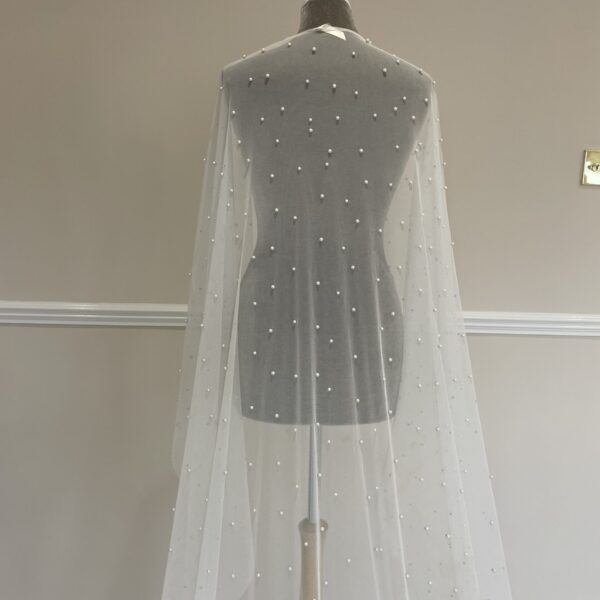 Vega Pearl Cape - Joyce Jackson | Hannah Elizabeth Bridal