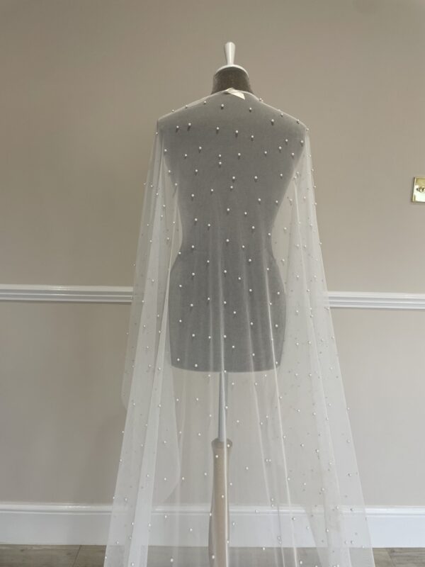 Vega Pearl Cape - Joyce Jackson | Hannah Elizabeth Bridal