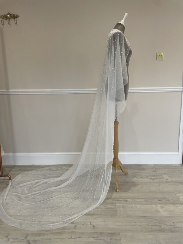 Vega Pearl Cape - Joyce Jackson | Hannah Elizabeth Bridal